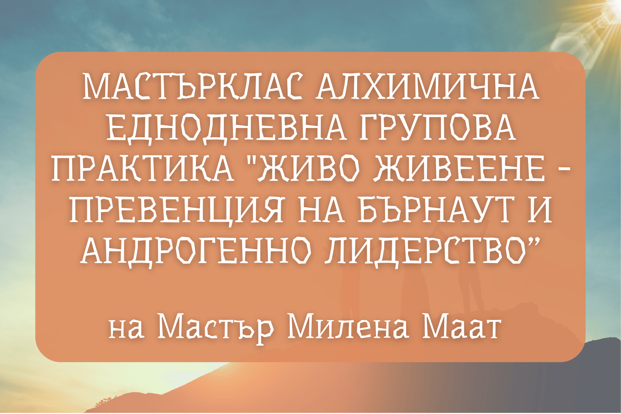 мастърклас за бизнес лидери алхимия, групова практика, курс